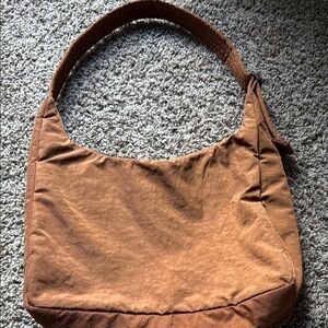 EUC BAGGU Nylon Shoulder Bag - brown
